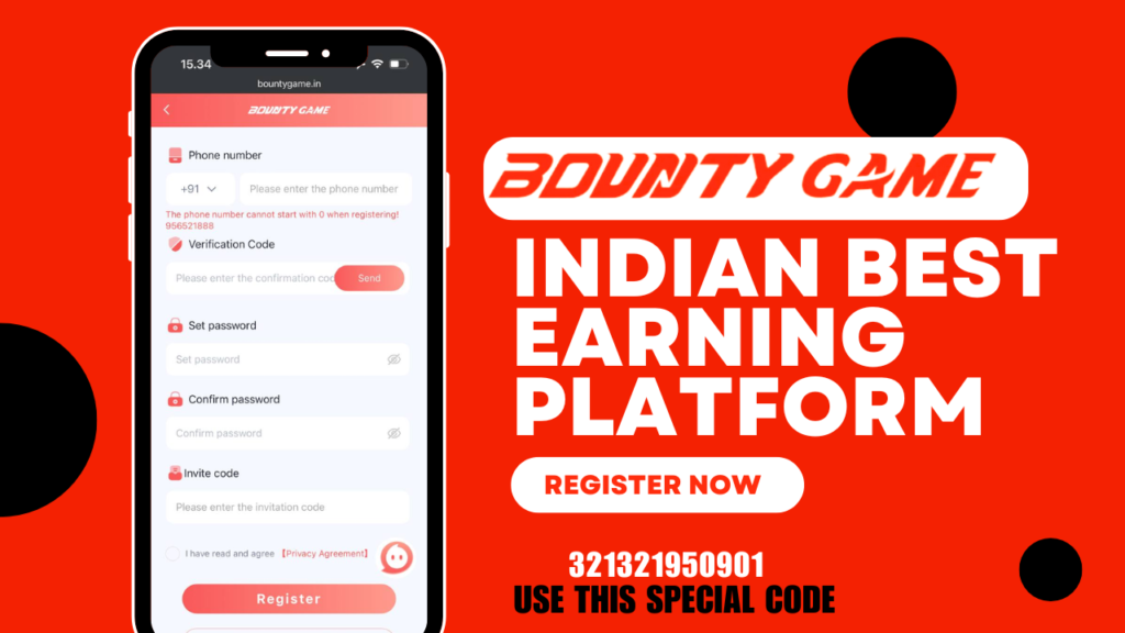 Bounty Game - India's Best Earning Platform with seamless gaming and reward opportunities